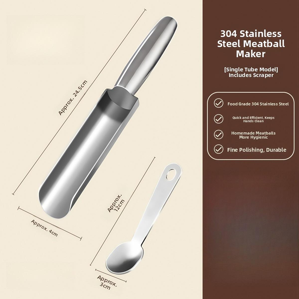 Non-Stick Meatball Maker Set Easy Release Manual Meatball Spoon Kitchen Tool for Effortless Fish Balls Home Cooking
Non-Stick Meatball Maker Set Easy Release Manual Meatball Spoon Kitchen Tool for Effortless Fish Balls Home Cooking