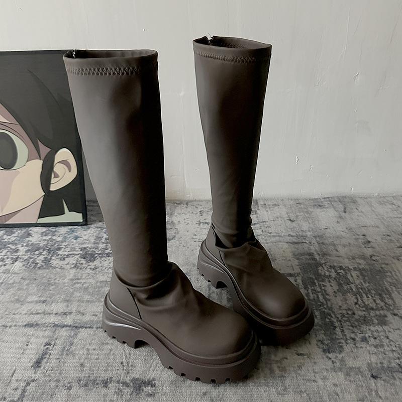 Fashion Thick Bottom Women s Pleated Long Boots Brown Modern Fashion Autumn Knee-High Platform High Boots Botas Mujer Size 35-40 Botas 35 коричневый
Fashion Thick Bottom Women s Pleated Long Boots Brown Modern Fashion Autumn Knee-High Platform High Boots Botas Mujer Size 35-40 Botas 35 коричневый