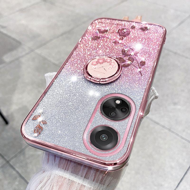 KADEM For Oppo A58 4G Phone Cover Case Glitter Ring Kickstand TPU Phone Shell Rose Gold
KADEM For Oppo A58 4G Phone Cover Case Glitter Ring Kickstand TPU Phone Shell Rose Gold