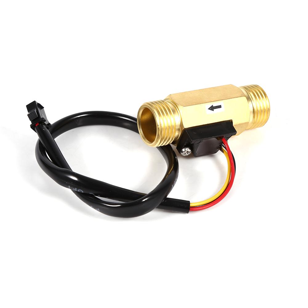 1Pc New G1/2 Copper Hall Effect Liquid Water Flow Sensor Switch Flowmeter Meter 1-30L/min
1Pc New G1/2 Copper Hall Effect Liquid Water Flow Sensor Switch Flowmeter Meter 1-30L/min