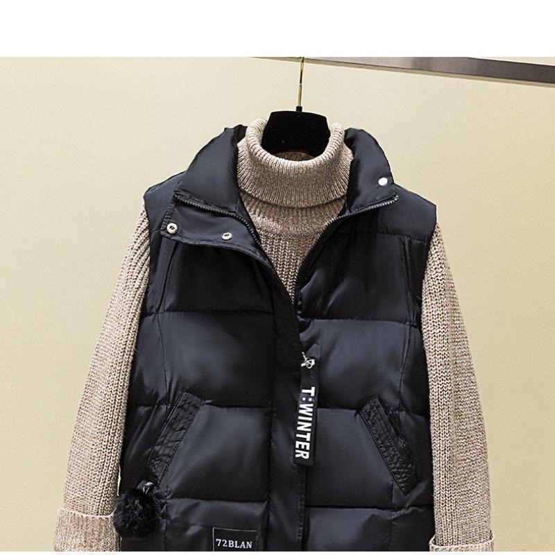 Осінньо-зимовий бавовняний жилет Жіноча коротка корейська версія Жіноча жилетка Жіноча куртка Бавовняна жилетка XXXL чорний
Осінньо-зимовий бавовняний жилет Жіноча коротка корейська версія Жіноча жилетка Жіноча куртка Бавовняна жилетка XXXL чорний