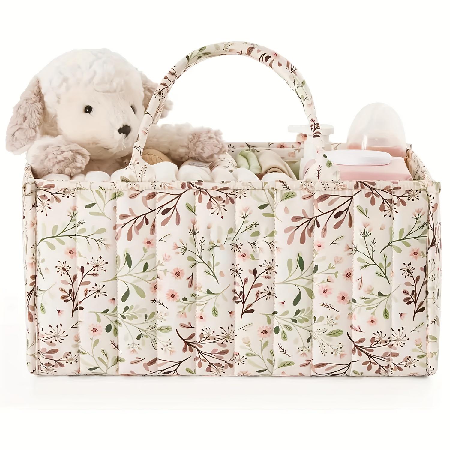 Storage Basket Elegant Floral Pattern Diaper Bag Wipe Handles Stylish Polyester Organizer Bedroom Living room Use Perfect Gift розовый
Storage Basket Elegant Floral Pattern Diaper Bag Wipe Handles Stylish Polyester Organizer Bedroom Living room Use Perfect Gift розовый