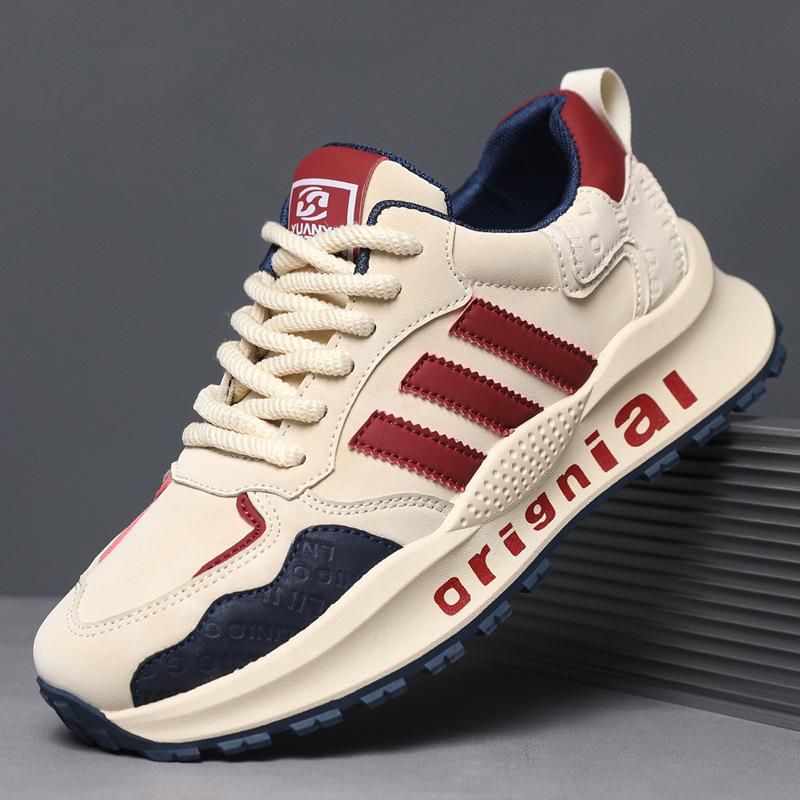 Men s shoes winter breathable new soft-soled leather sports and leisure shoes men s retro three-bar platform dad shoes 44
Men s shoes winter breathable new soft-soled leather sports and leisure shoes men s retro three-bar platform dad shoes 44