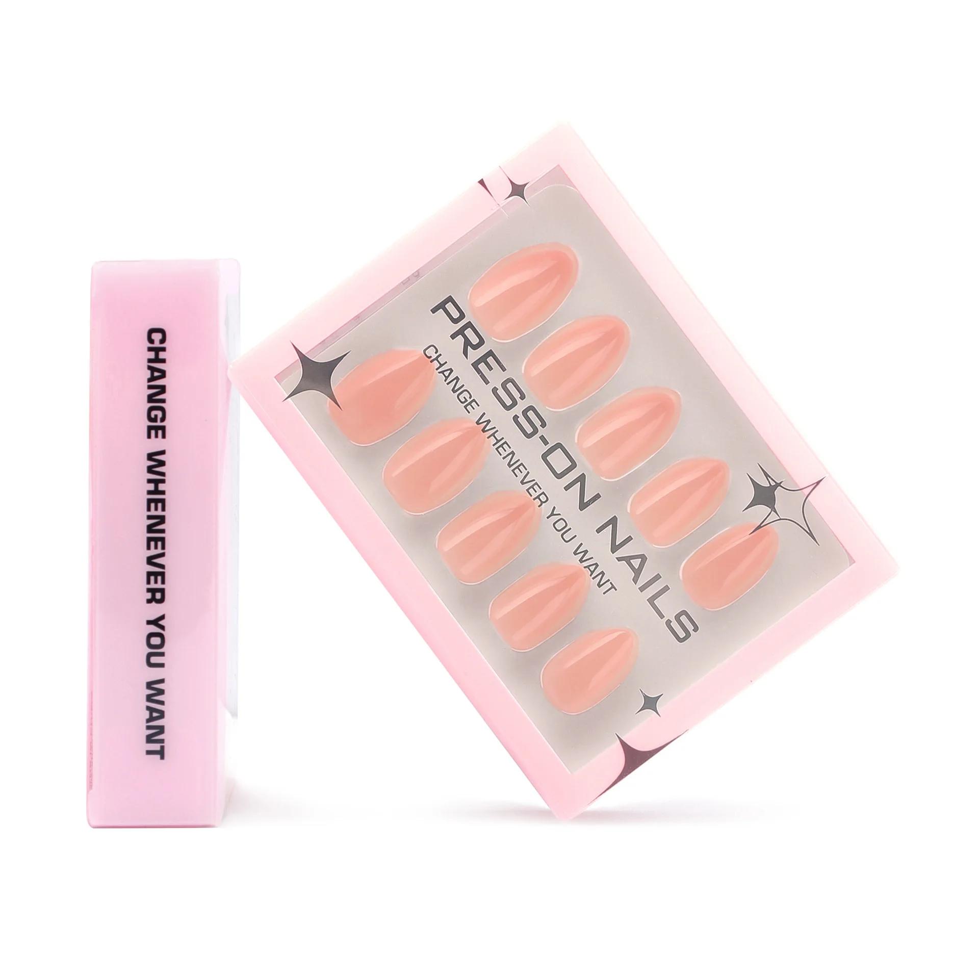 30PCS Pure Color Gel Nail Enhancement False Nail Simple Short Almond Shape Can Be Repeatedly Worn Nail Piece False Nails Tip
30PCS Pure Color Gel Nail Enhancement False Nail Simple Short Almond Shape Can Be Repeatedly Worn Nail Piece False Nails Tip