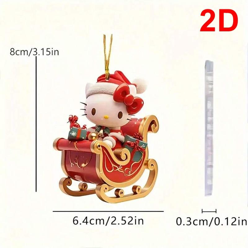 2D Hello Kitty Pendants Kuromi Hanging Charms Christmas Tree Hanging Ornaments Fans Favor Gifts Navidad Party Supplies
2D Hello Kitty Pendants Kuromi Hanging Charms Christmas Tree Hanging Ornaments Fans Favor Gifts Navidad Party Supplies