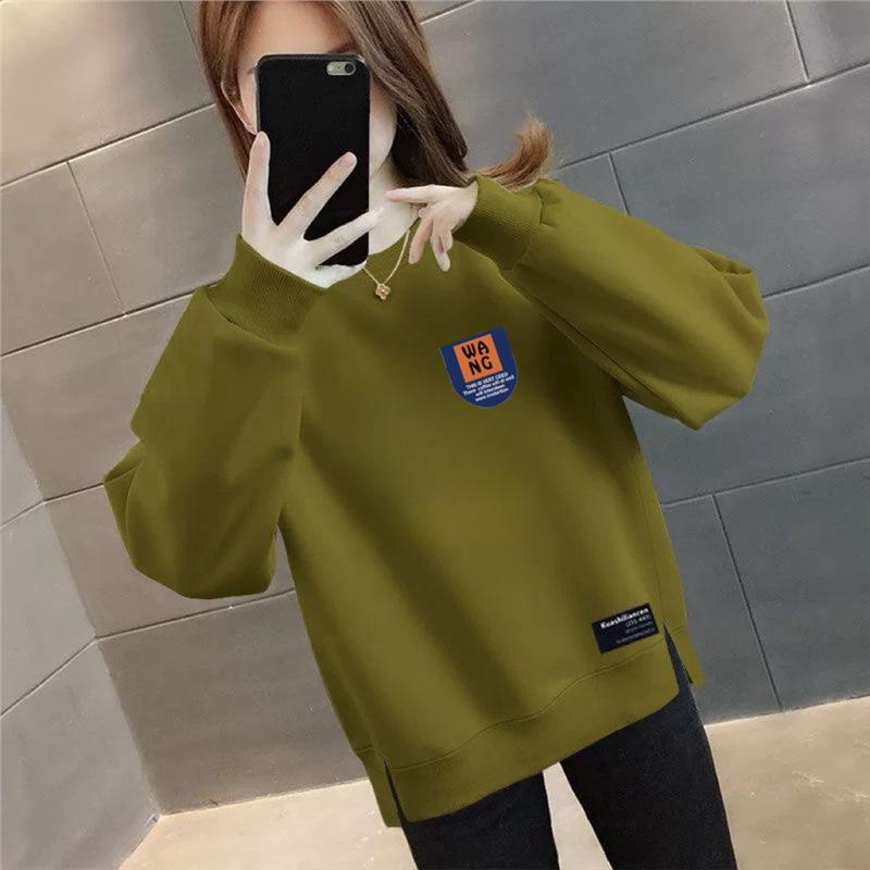 Велюровый свитшот в стиле mom fashion с высокой талией: Женский свободный приталенный универсальный топ с принтом L 101-120 jin
Велюровый свитшот в стиле mom fashion с высокой талией: Женский свободный приталенный универсальный топ с принтом L 101-120 jin