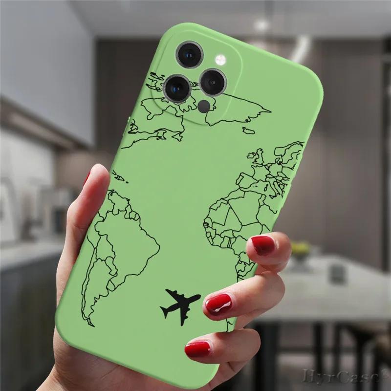 Earth World Map Plane Couple Phone Case for iPhone 16 15 14 13 12 11 Pro Max Mini SE Matte Silicone Soft Paried Cover Fundas Bag iPhone 14 Pro Max
Earth World Map Plane Couple Phone Case for iPhone 16 15 14 13 12 11 Pro Max Mini SE Matte Silicone Soft Paried Cover Fundas Bag iPhone 14 Pro Max