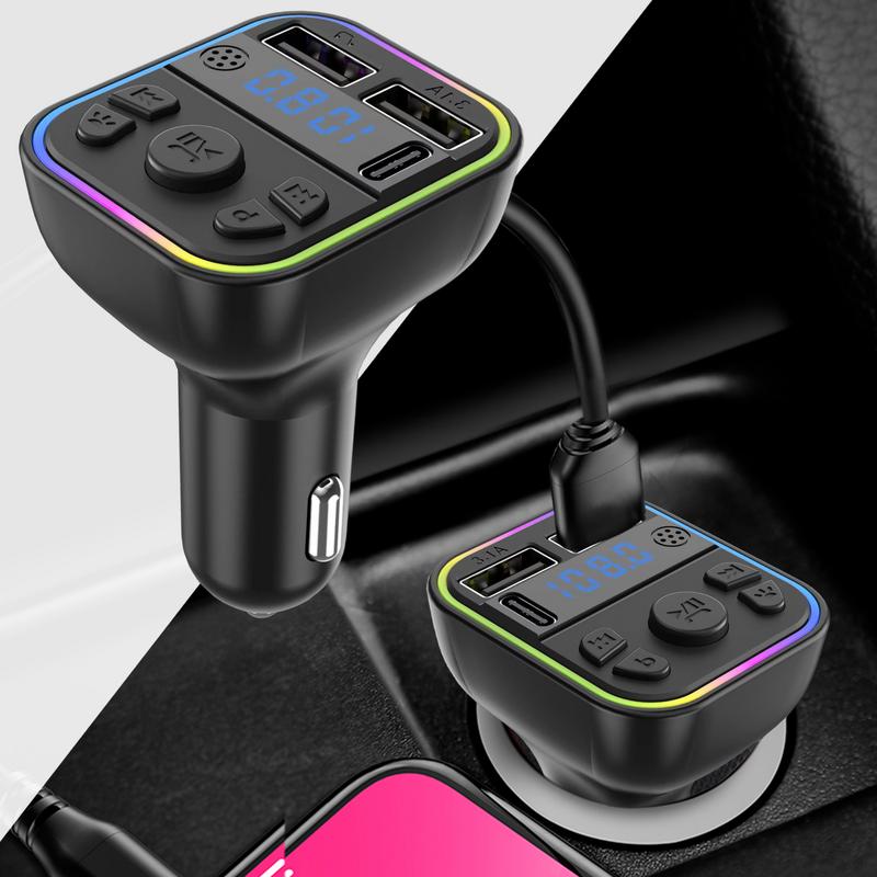 Transmitter For Car MP3 Music Player Wireless Car Adapter Multifunctional Car Music Adapter Car Transmitter for SUV Outdoor чорний
Transmitter For Car MP3 Music Player Wireless Car Adapter Multifunctional Car Music Adapter Car Transmitter for SUV Outdoor чорний