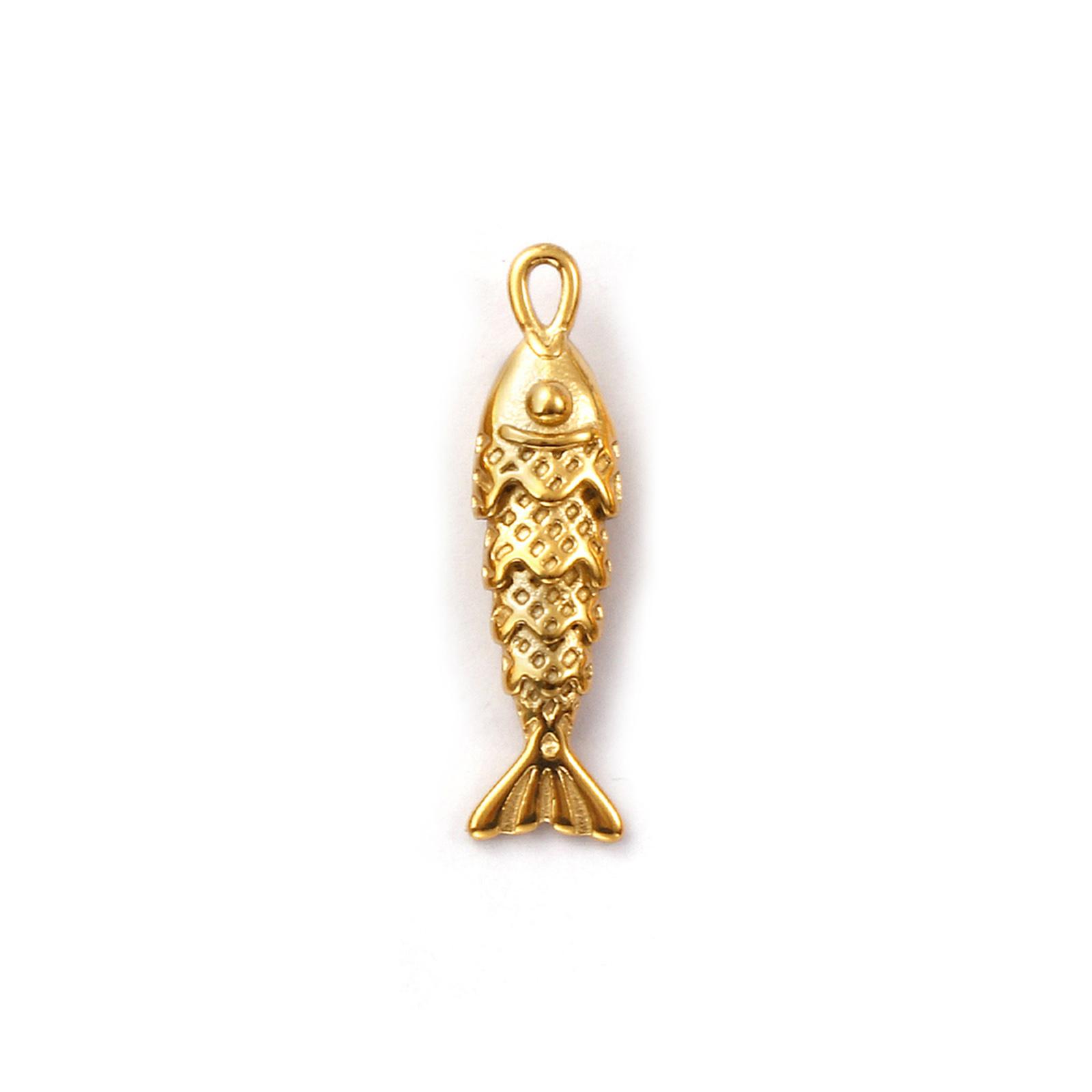 1 Piece 304 Stainless Steel Ocean Jewelry Charms 18K Gold Plated Fish Animal 3D Pendant For DIY Necklace Jewelry Making Findings
1 Piece 304 Stainless Steel Ocean Jewelry Charms 18K Gold Plated Fish Animal 3D Pendant For DIY Necklace Jewelry Making Findings