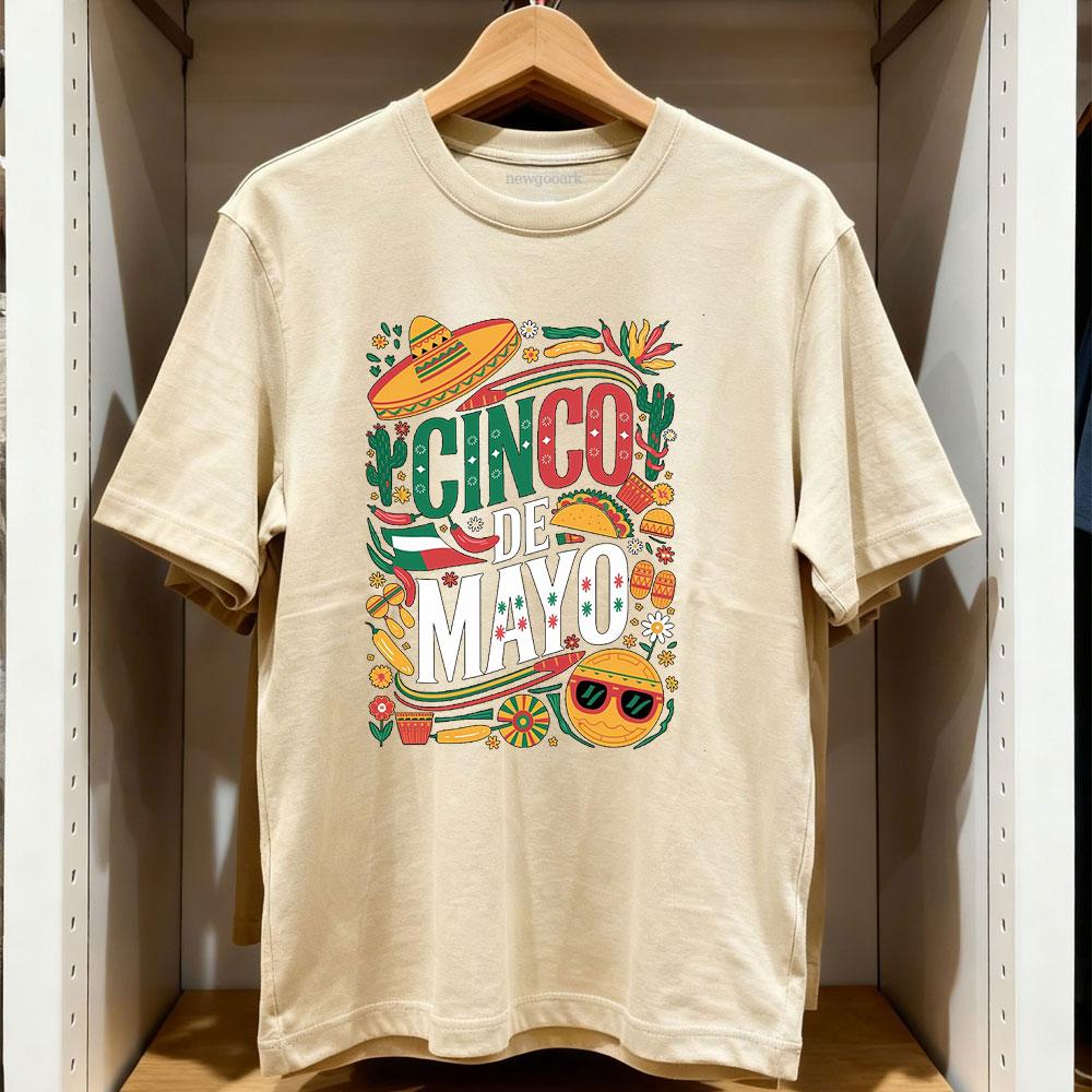 Cinco De Mayo Lets Fiesta Squad Essential TShirt Women Unisex Casual cotton printed t shirts Adult streetwear camisetas tops tee 4XL
Cinco De Mayo Lets Fiesta Squad Essential TShirt Women Unisex Casual cotton printed t shirts Adult streetwear camisetas tops tee 4XL