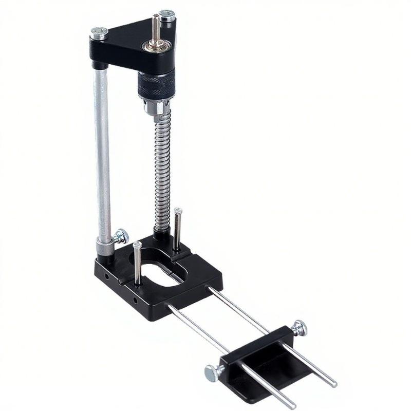Woodworking Drill Locator Adjustable Punch Locator Hole Drill Guide Drilling Template Guide Tool Alloy Steel Bar Plastic Base
Woodworking Drill Locator Adjustable Punch Locator Hole Drill Guide Drilling Template Guide Tool Alloy Steel Bar Plastic Base