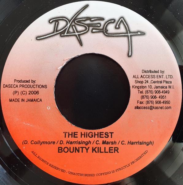 7inch Record BOUNTY KILLER / ALAINE - The Highest / Lovers Prayer NONE Daseca 2006 Jamaica Reggae, Ska & Dub Used
7inch Record BOUNTY KILLER / ALAINE - The Highest / Lovers Prayer NONE Daseca 2006 Jamaica Reggae, Ska & Dub Used