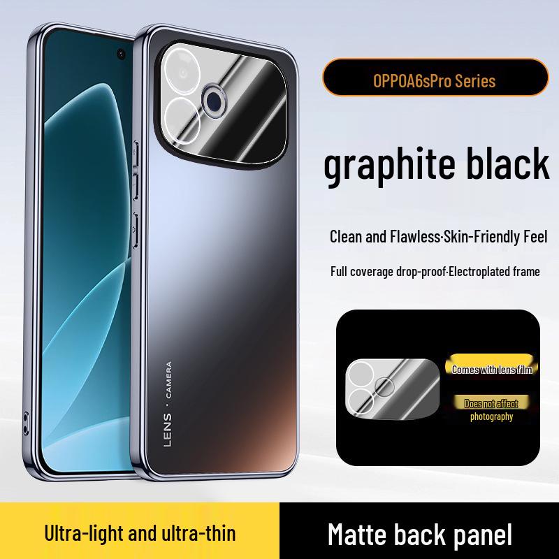 OPPO A6s Pro Frosted Electroplated Anti-Fall Phone Case for A6Pro/A6GT A6 GT
OPPO A6s Pro Frosted Electroplated Anti-Fall Phone Case for A6Pro/A6GT A6 GT