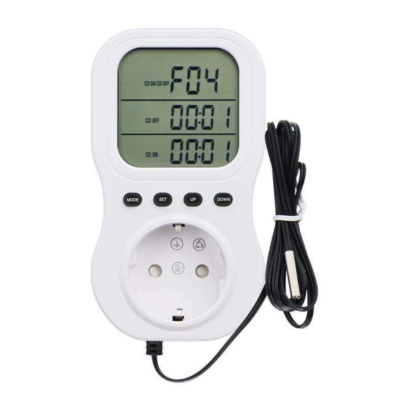 LCD Screen Socket Thermostat Digital Temperature Controller Socket Outlet Timer Switches Heating Cooling Thermostat Socket 1
LCD Screen Socket Thermostat Digital Temperature Controller Socket Outlet Timer Switches Heating Cooling Thermostat Socket 1