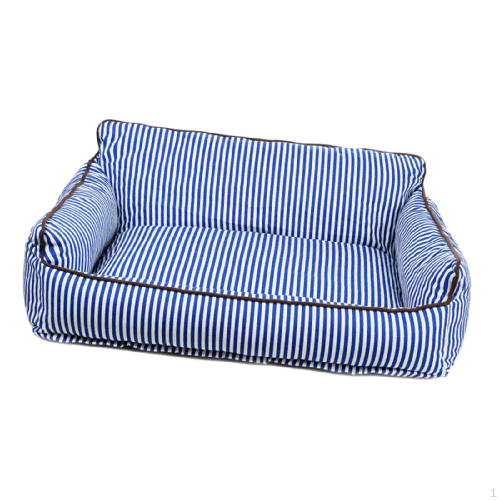 Cat Dog Bed Pet Couch for Sleeping Kitten Small Animals Resting Blue 56cmx47cmx23cm
Cat Dog Bed Pet Couch for Sleeping Kitten Small Animals Resting Blue 56cmx47cmx23cm
