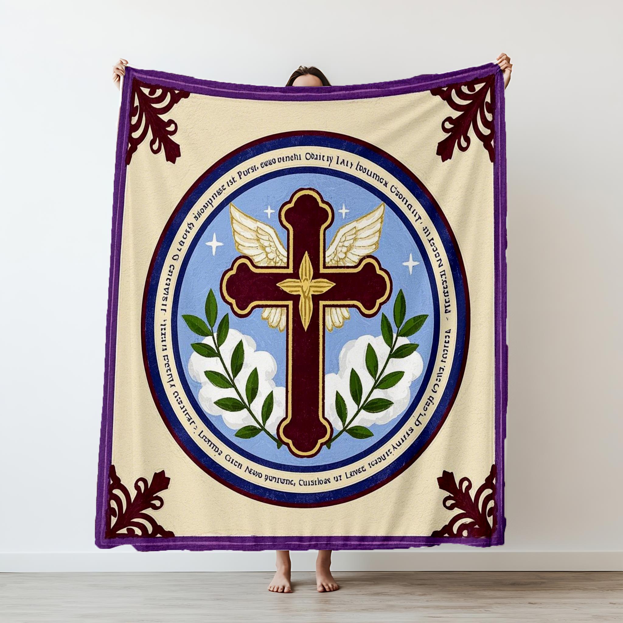 C-Christian Print Blanket Cute Warm Flannel Soft Comfortable Home Bed Small blankets Gift 75x90cm
C-Christian Print Blanket Cute Warm Flannel Soft Comfortable Home Bed Small blankets Gift 75x90cm