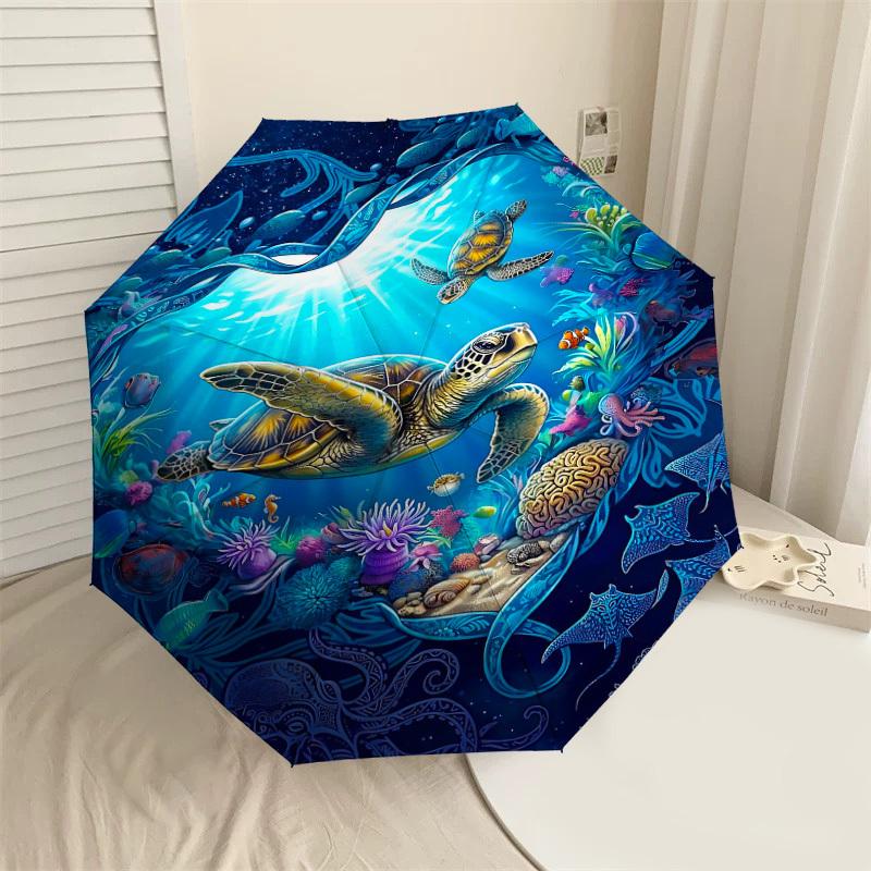 1PC Sea Turtles Ocean Visuals Umbrella-8-Rib Reinforced Portable Folding Travel Suitable for All Seasons Outdoor Daily Use Is an Ideal Choice -K0361
1PC Sea Turtles Ocean Visuals Umbrella-8-Rib Reinforced Portable Folding Travel Suitable for All Seasons Outdoor Daily Use Is an Ideal Choice -K0361