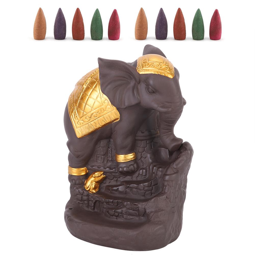 Elegant Animal Shape Backflow Ceramic Incense Holder Ornament
Elegant Animal Shape Backflow Ceramic Incense Holder Ornament