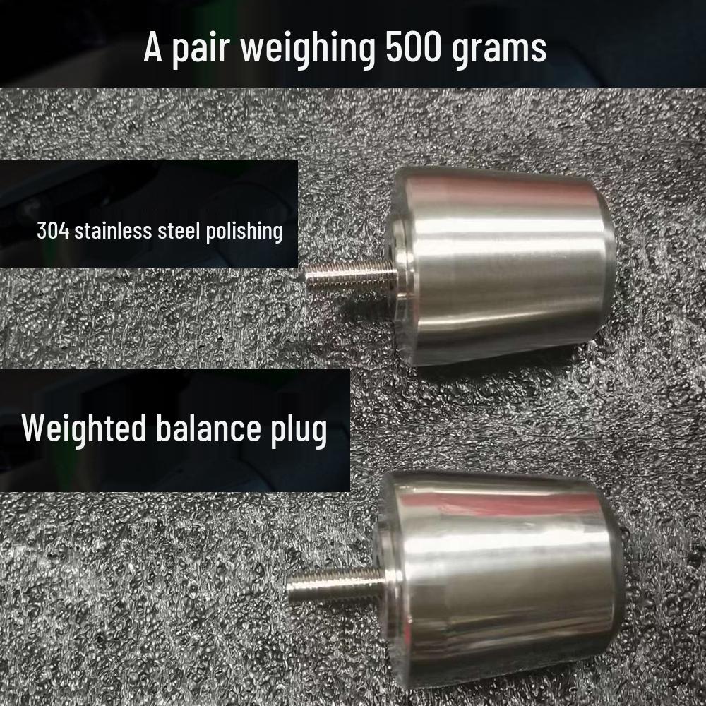 Stainless Steel Weighted Handlebar End Caps for Suzuki AY215/UU125 Polished Stainless Steel Pair ~500g
Stainless Steel Weighted Handlebar End Caps for Suzuki AY215/UU125 Polished Stainless Steel Pair ~500g