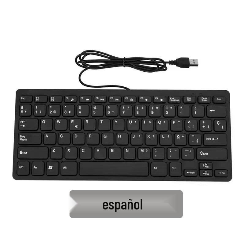 Spot Small Wired Mini Chocolate Keyboard - USB Portable, Multilingual Support (German, Russian, Japanese, etc.)
Spot Small Wired Mini Chocolate Keyboard - USB Portable, Multilingual Support (German, Russian, Japanese, etc.)