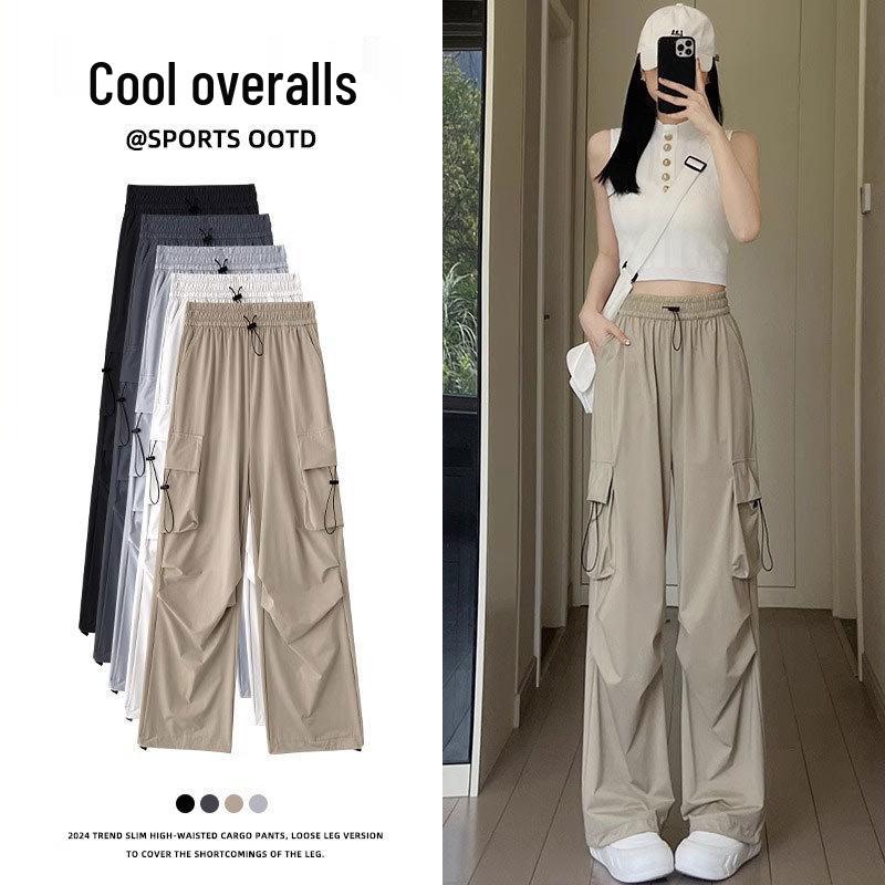 2024 Women s Quick-Dry Wide-Leg Jogger Pants with Drawstring - Small Size, Loose Fit for Spring & Autumn XL (suggested 121-130 jin)
2024 Women s Quick-Dry Wide-Leg Jogger Pants with Drawstring - Small Size, Loose Fit for Spring & Autumn XL (suggested 121-130 jin)
