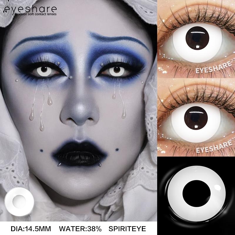EYESHARE 1Pair Halloween Color Contact Lenses for Cosplay White Contact Anime Colored Eye Lenses Yearly Vampire Red Contact Lens
EYESHARE 1Pair Halloween Color Contact Lenses for Cosplay White Contact Anime Colored Eye Lenses Yearly Vampire Red Contact Lens