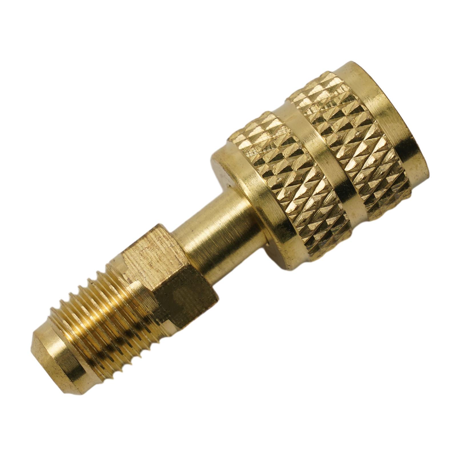 Адаптер R410a Быстроразъемные соединения 5/16 SAE F к 1/4 SAE M Развальцовка 5/16 SAE M к 1/4 SAE Латунь Золотой Цвет Набор из 4 Штук China Mainland
Адаптер R410a Быстроразъемные соединения 5/16 SAE F к 1/4 SAE M Развальцовка 5/16 SAE M к 1/4 SAE Латунь Золотой Цвет Набор из 4 Штук China Mainland