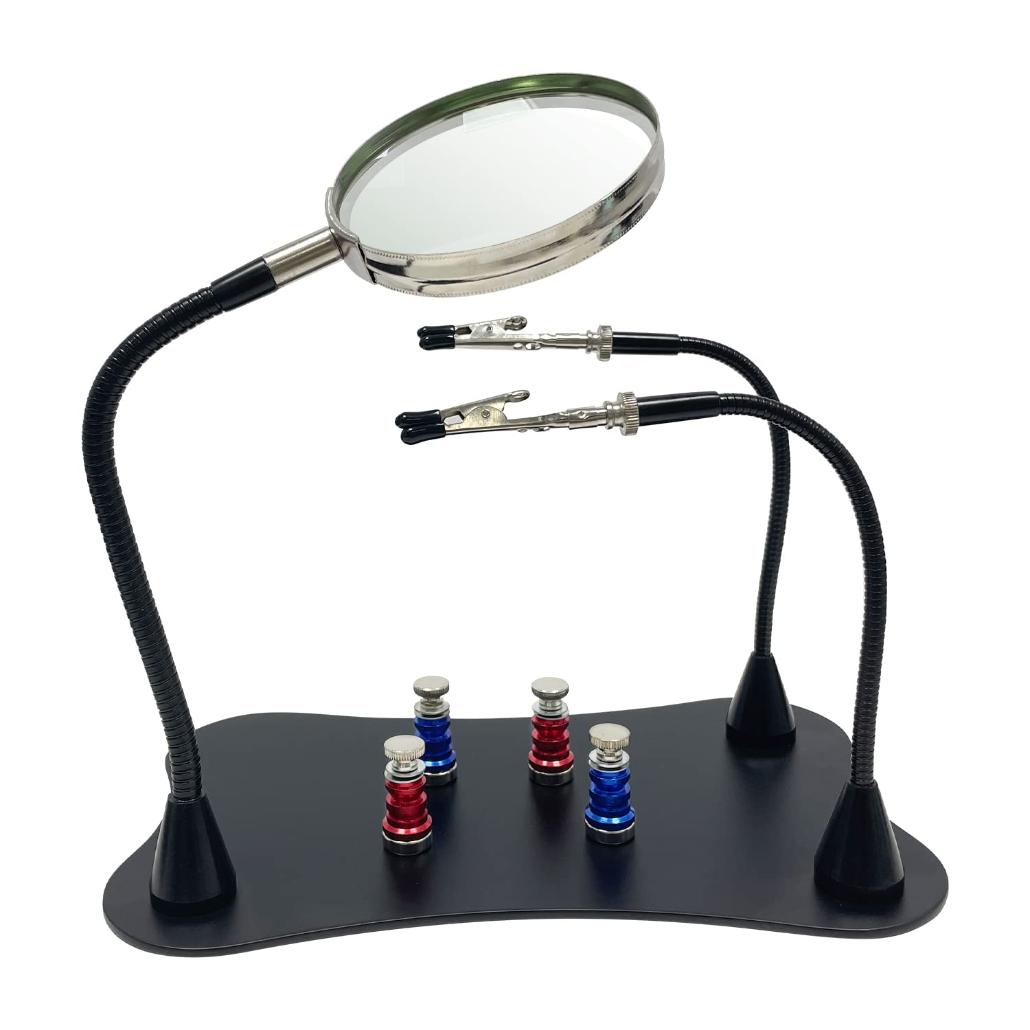 Sutekus Soldering Stand Welding Tools Soldering Arm with Magnifier Magnetic Stand Improved Stability PCB Holder Included Flexible Metal Arm Handcraft
Sutekus Soldering Stand Welding Tools Soldering Arm with Magnifier Magnetic Stand Improved Stability PCB Holder Included Flexible Metal Arm Handcraft