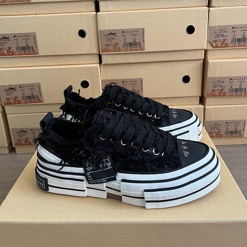 Height-Boost Canvas Shoes: Woven Black Low-Top for Men & Women 44
Height-Boost Canvas Shoes: Woven Black Low-Top for Men & Women 44