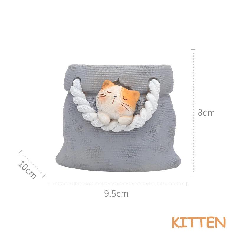 Cute Animal Small Plant Pot Resin Succulent Planter for Home Office Desk Mini Ornament Fairy Garden Flowerpot Decoration
Cute Animal Small Plant Pot Resin Succulent Planter for Home Office Desk Mini Ornament Fairy Garden Flowerpot Decoration