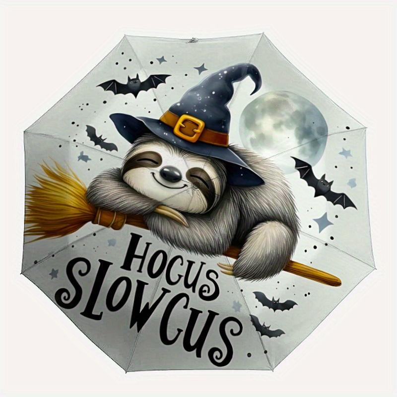 1pc Hocus Slowcus Automatic Open/Close, Foldable Compact Umbrella with 8-Rib Shaft, Perfect Gift For Men And Women, Casual Style, Vibrant Mo
1pc Hocus Slowcus Automatic Open/Close, Foldable Compact Umbrella with 8-Rib Shaft, Perfect Gift For Men And Women, Casual Style, Vibrant Mo