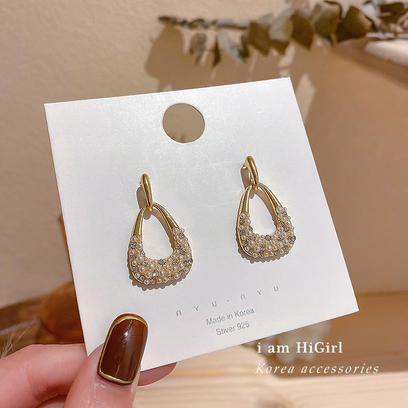 Женские изысканные квадратные серьги, круглые геометрические серьги-кольца для девочек, роскошные модные подвески, ювелирные изделия