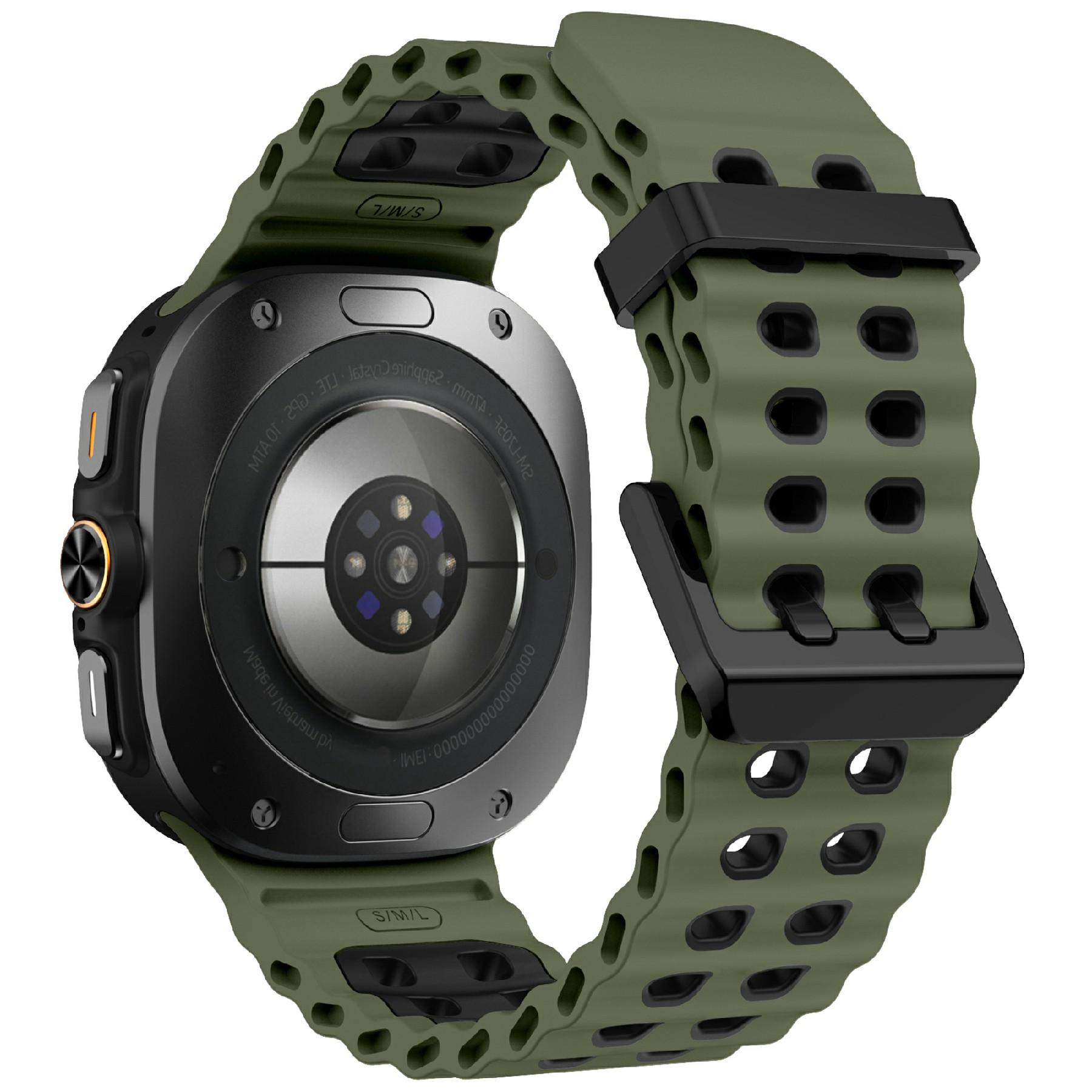 For Samsung Galaxy Watch Ultra 47mm Silicone Band Dual Color Replacement Watch Strap F
For Samsung Galaxy Watch Ultra 47mm Silicone Band Dual Color Replacement Watch Strap F