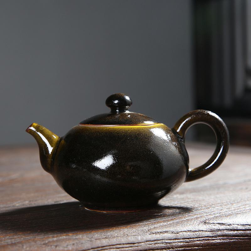 195ml Creative Kiln Change Yellow Ceramic Teapot Boutique Tea Infuser Pot Tea Making Kettle with Filter Chinese Tea Set Craft
195ml Creative Kiln Change Yellow Ceramic Teapot Boutique Tea Infuser Pot Tea Making Kettle with Filter Chinese Tea Set Craft