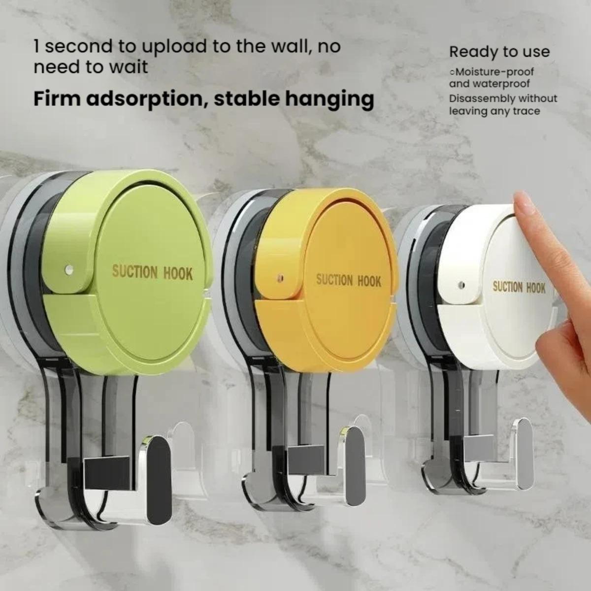 Suction Hooks Strong Vacuum Power Traceless No-Drilling Adhesive Hooks for Home Bathroom Kitchen Door Back and Toilet Area жовтий
Suction Hooks Strong Vacuum Power Traceless No-Drilling Adhesive Hooks for Home Bathroom Kitchen Door Back and Toilet Area жовтий