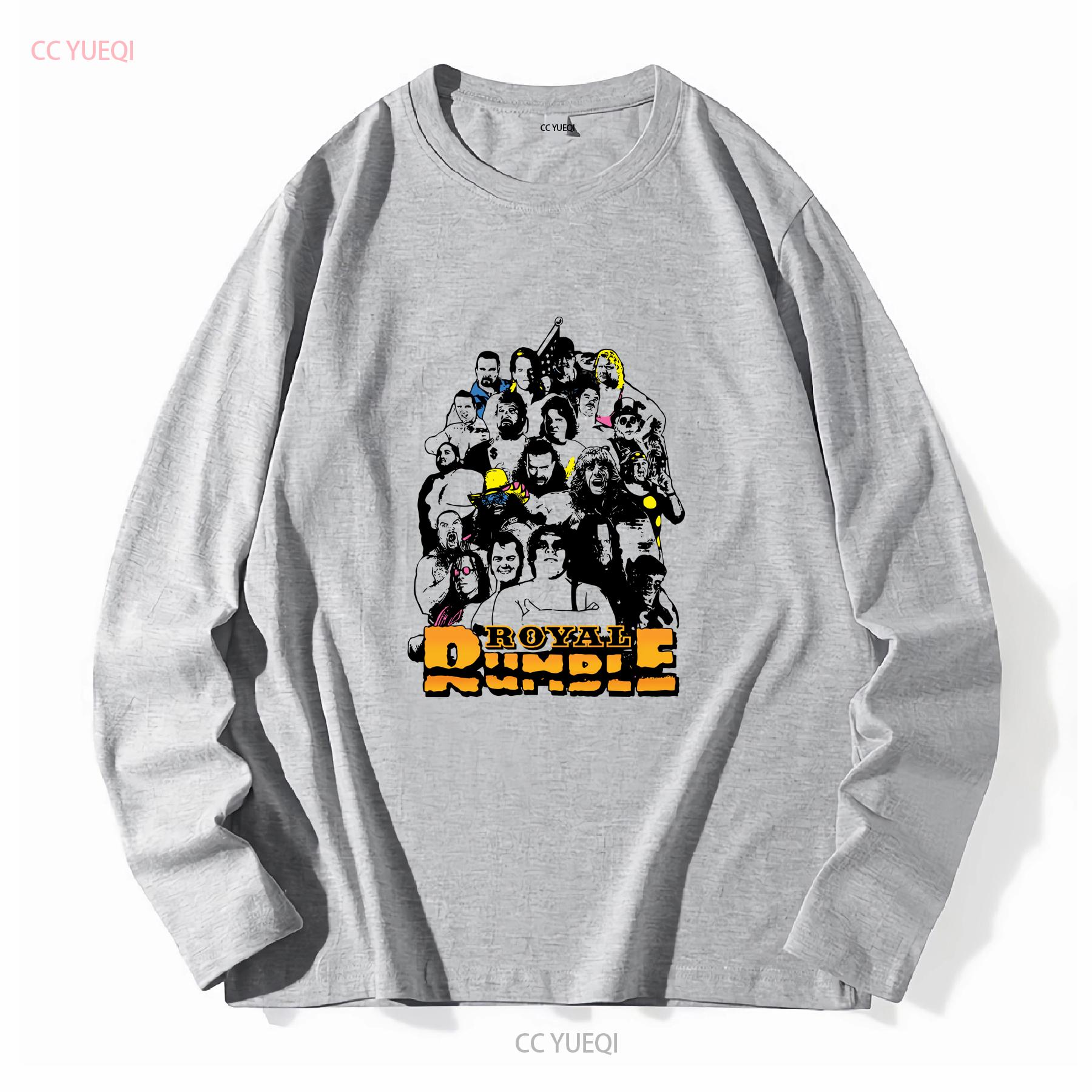 ROYAL RUMBLE T Shirt Cotton Mens All Size S 4XL V1136 long or short sleeves vintage Washed Slightly streetwear homme 4XL
ROYAL RUMBLE T Shirt Cotton Mens All Size S 4XL V1136 long or short sleeves vintage Washed Slightly streetwear homme 4XL