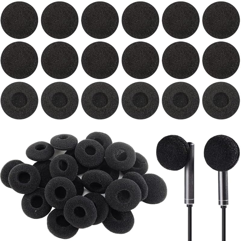 ear cushion for replacement Approximately 100 pieces set earphone cover ear pads Diameter 18mm lightweight elasticity soft sponge ear pads Easy
ear cushion for replacement Approximately 100 pieces set earphone cover ear pads Diameter 18mm lightweight elasticity soft sponge ear pads Easy
