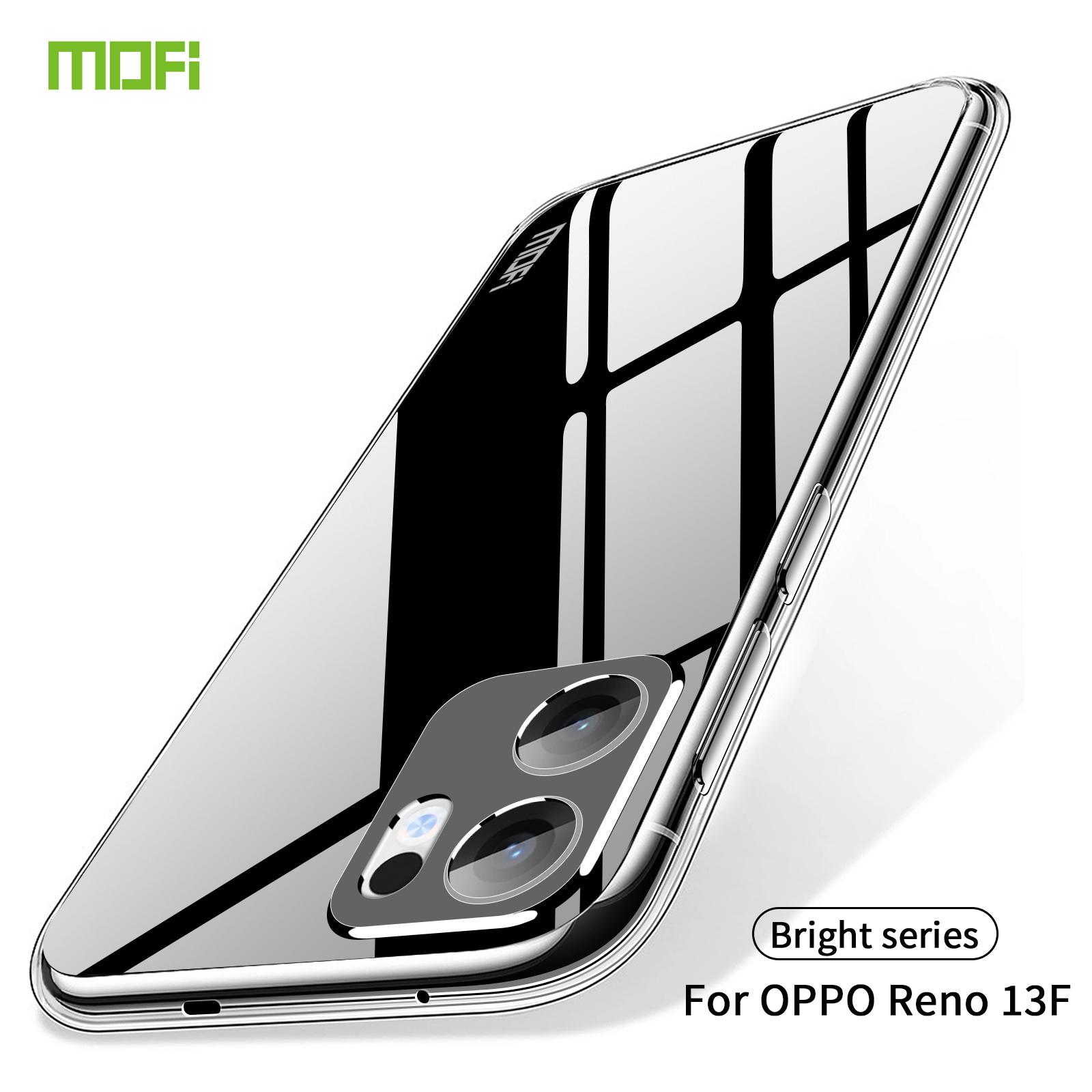 For Oppo Reno13 F 4G/Oppo Reno13 F 5G Clear Phone Case MOFI Ultra-Thin TPU Phone Back Cover Transparent
For Oppo Reno13 F 4G/Oppo Reno13 F 5G Clear Phone Case MOFI Ultra-Thin TPU Phone Back Cover Transparent