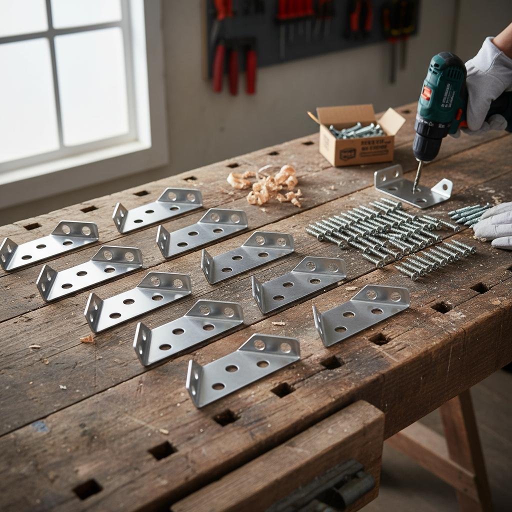 Stainless Steel Corner Brackets 10Pcs Heavy Duty Three-Side Fixing Support Bracket For Cabinet Furniture Installation
Stainless Steel Corner Brackets 10Pcs Heavy Duty Three-Side Fixing Support Bracket For Cabinet Furniture Installation