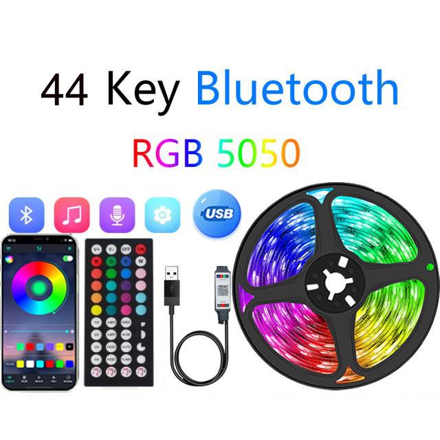 Водонепроникний 5050 RGB світлодіодний стрічковий комплект з 44-кнопковим пультом та Bluetooth-керуванням для підсвічування телевізора 10M
Водонепроникний 5050 RGB світлодіодний стрічковий комплект з 44-кнопковим пультом та Bluetooth-керуванням для підсвічування телевізора 10M