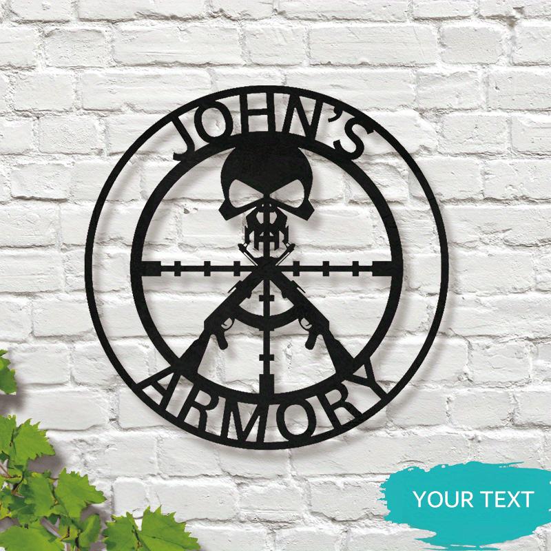 Metal Wall Art Sculpture Home Decor Military Punisher Style Man Cave
Metal Wall Art Sculpture Home Decor Military Punisher Style Man Cave