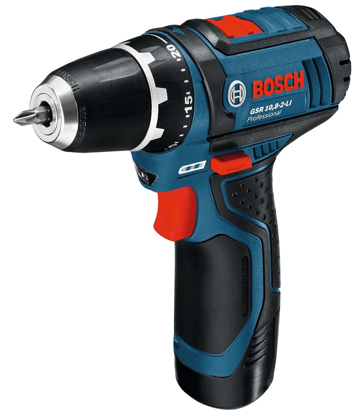 Bosch Professional Cordless Driver Drill 2 чехол для переноски 10.8V (2.0 Ач штук, зарядное устройство в комплекте) GSR10.8-2-ЛИН
Bosch Professional Cordless Driver Drill 2 чехол для переноски 10.8V (2.0 Ач штук, зарядное устройство в комплекте) GSR10.8-2-ЛИН