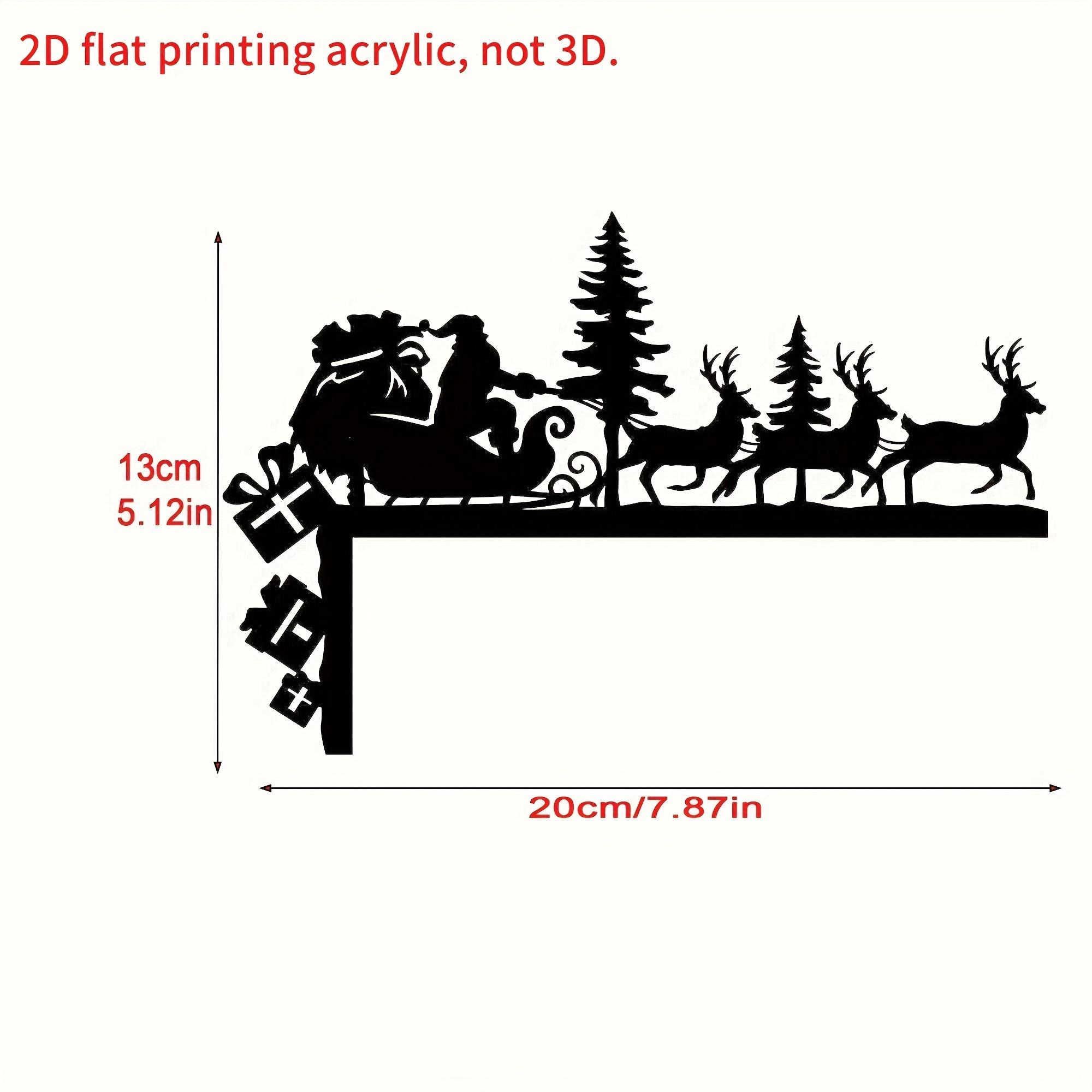 1 шт. 2D Рождественский угловой знак Санта Олень Санта Клаус Рамка Акриловый дверной декор Домашний настенный декор Праздничное рождественское украшение Подарок
1 шт. 2D Рождественский угловой знак Санта Олень Санта Клаус Рамка Акриловый дверной декор Домашний настенный декор Праздничное рождественское украшение Подарок