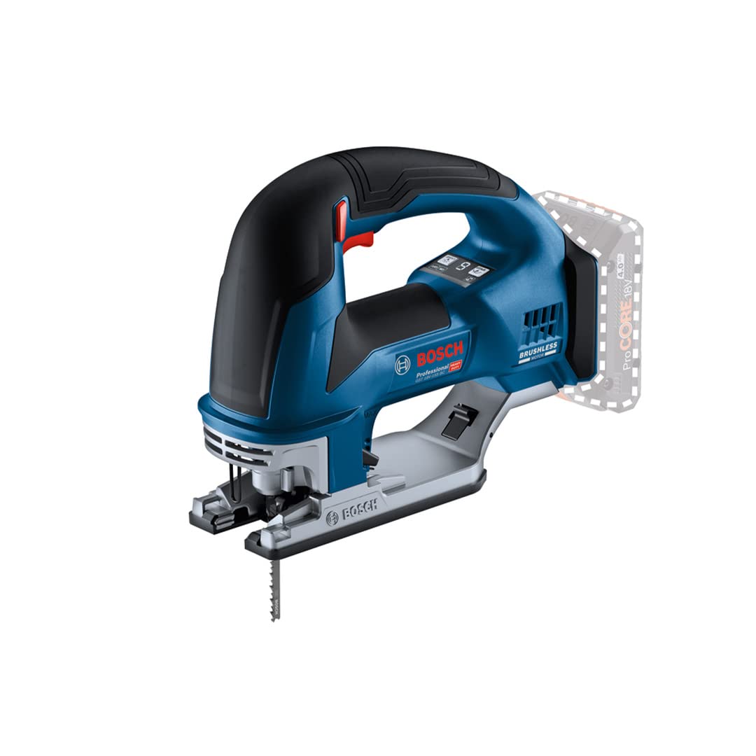 Bosch Professional 18V Cordless Jigsaw Burr Prevention Dust Suction Hex Case (Dust Cover, Guide, Adapter, Wrench, Included) GST18V-155BCH синій
Bosch Professional 18V Cordless Jigsaw Burr Prevention Dust Suction Hex Case (Dust Cover, Guide, Adapter, Wrench, Included) GST18V-155BCH синій