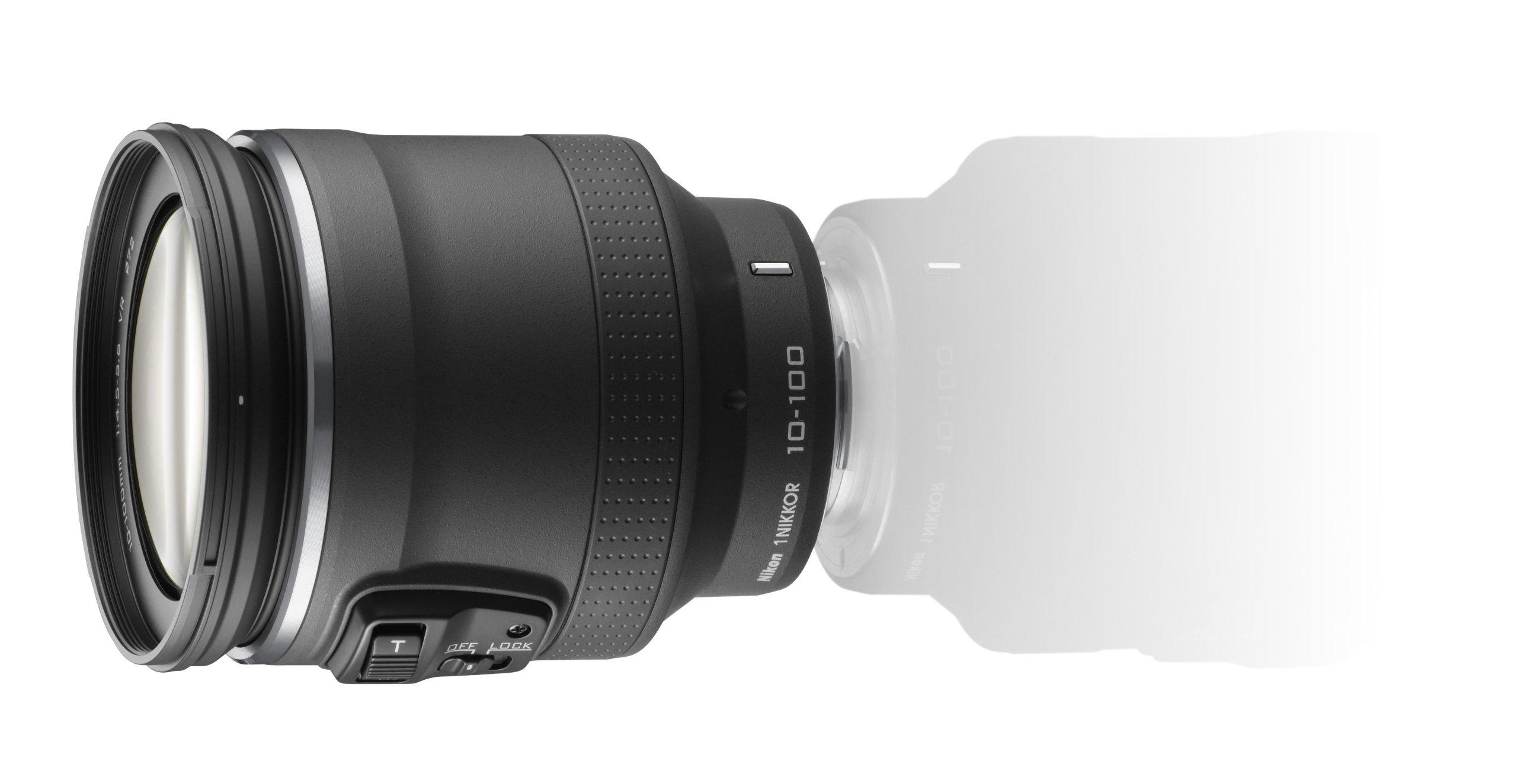 Об’єктив із великим збільшенням Nikon 1 NIKKOR VR Лише для формату Nikon CX 10–100 мм f/4,5–5,6 PD-ZOOM
Об’єктив із великим збільшенням Nikon 1 NIKKOR VR Лише для формату Nikon CX 10–100 мм f/4,5–5,6 PD-ZOOM