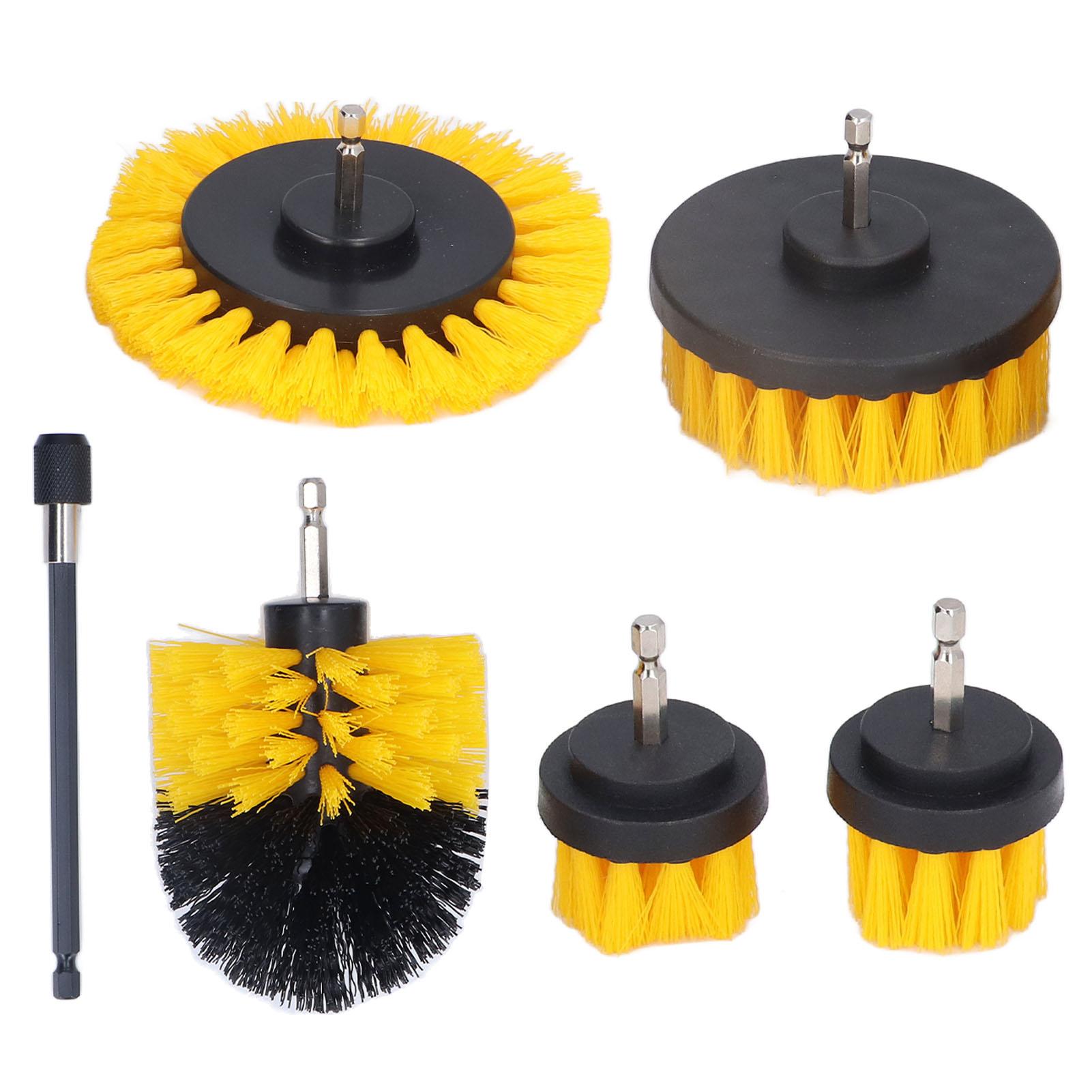 Nylon Drill Brush Set Multiple Sizes Power Scrubber Cleaning Brushes with Extension Rod
Nylon Drill Brush Set Multiple Sizes Power Scrubber Cleaning Brushes with Extension Rod