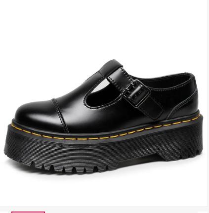Thick-soled low-top Bex Martin shoe buckle female, leather British style casual school 42
Thick-soled low-top Bex Martin shoe buckle female, leather British style casual school 42