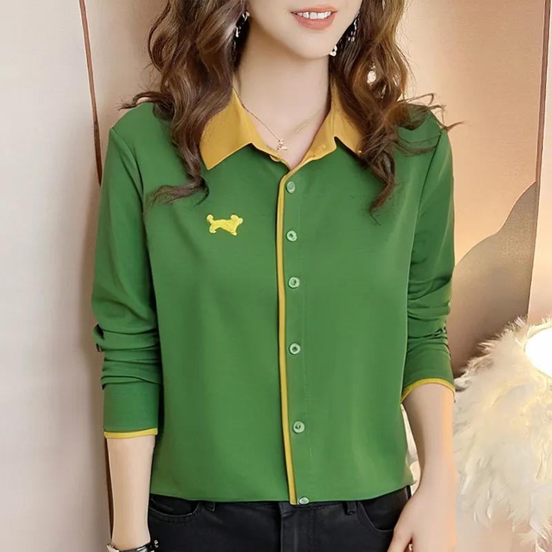 Повседневная блузка поло с цветными блоками и вышивкой S
Повседневная блузка поло с цветными блоками и вышивкой S