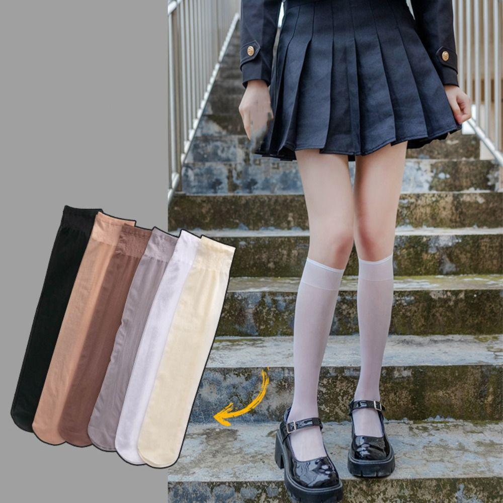 For Girl Lolita For Women Summer Calf Socks Silk Socks Women Socks Middle Tube Socks Female Hosiery
For Girl Lolita For Women Summer Calf Socks Silk Socks Women Socks Middle Tube Socks Female Hosiery