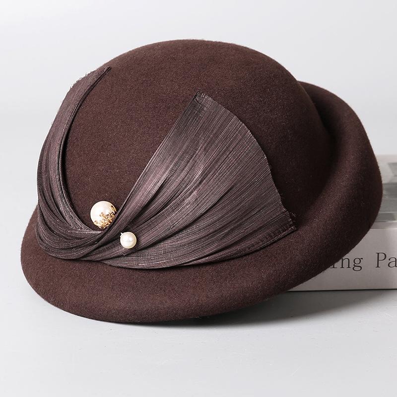 French Silk Linen Beret Women Australian Wool Felt Hat Pearl Accents Designer Winter Socialite Chic Hat 56-58cm
French Silk Linen Beret Women Australian Wool Felt Hat Pearl Accents Designer Winter Socialite Chic Hat 56-58cm